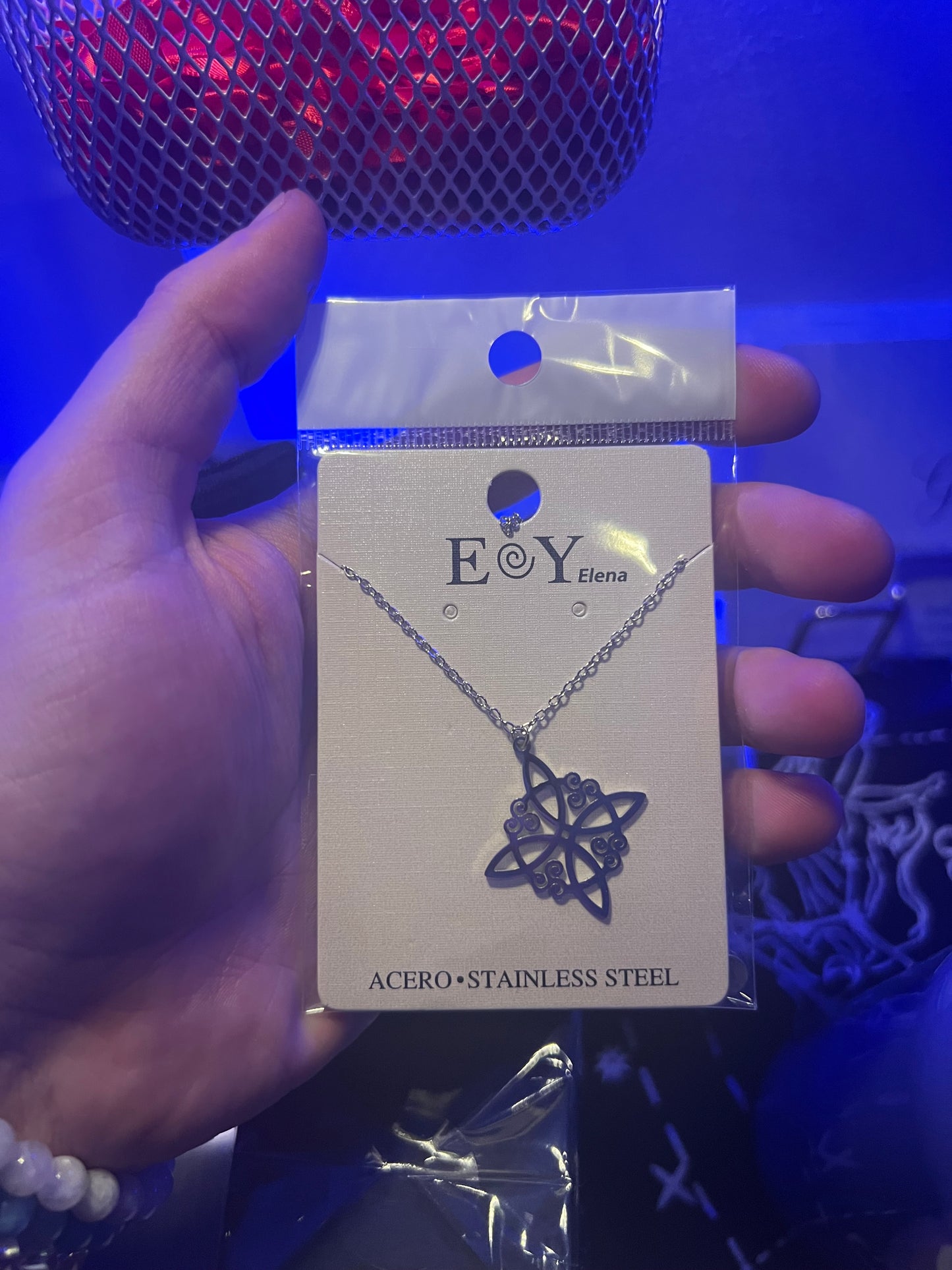 Colgante Nudo de Bruja (Acero)