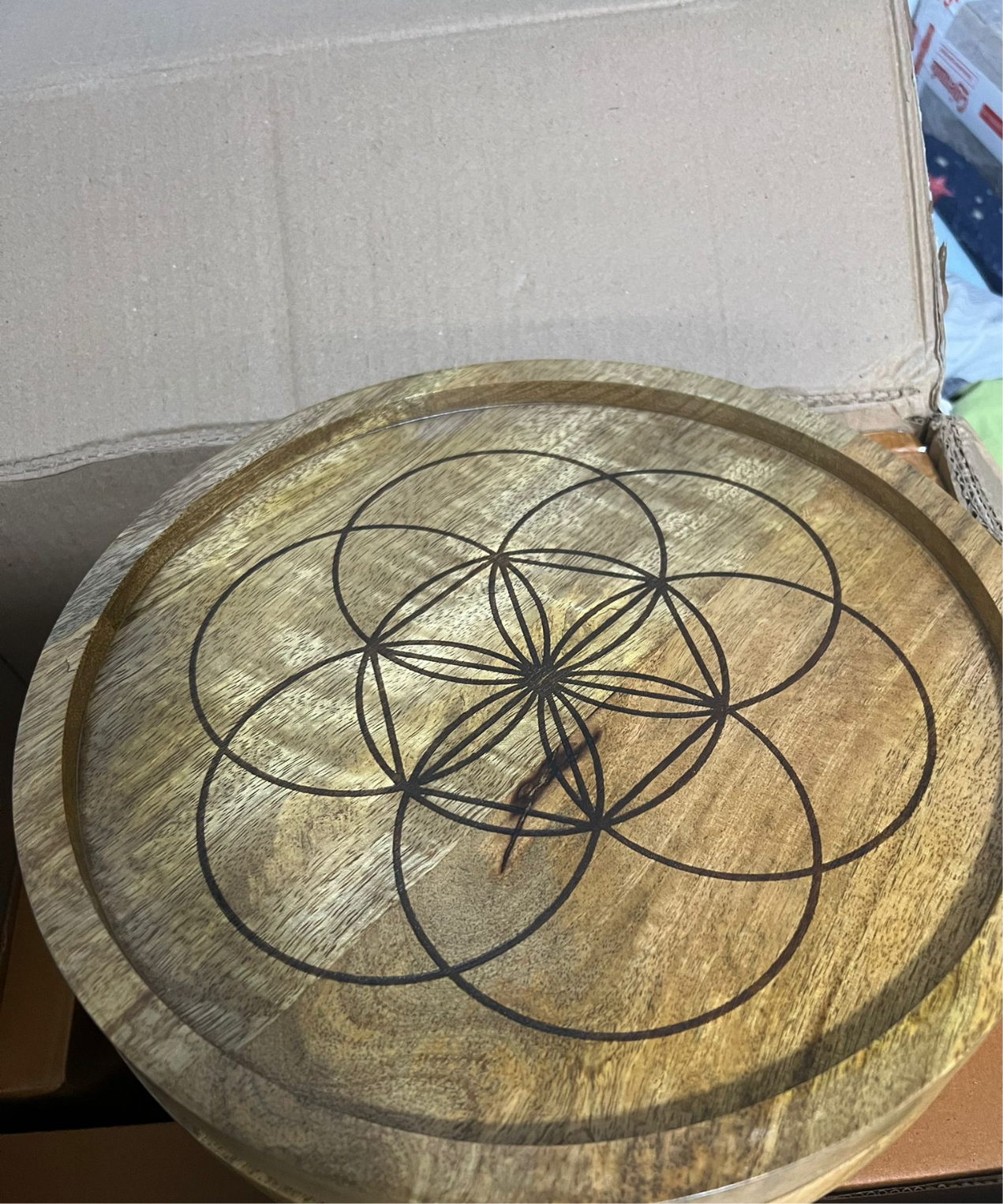 Bandeja de Consagración 30 cm – Semilla de la Vida