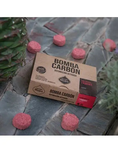 Bomba Carbón Defumación Activada 7 Poderes (x24)