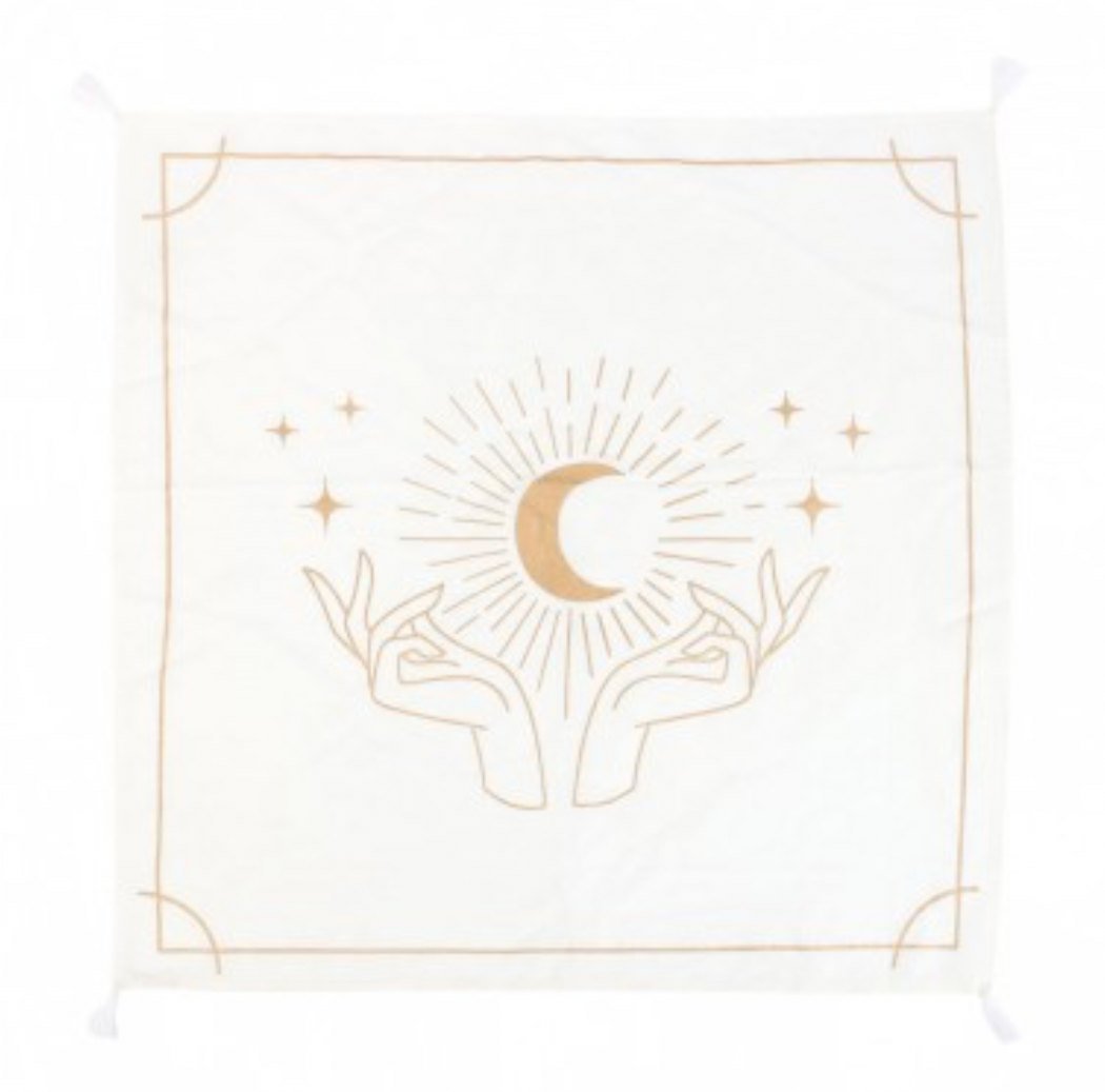 Tapete altar manos místicas 🌙✨ – energía, ritual y conexión