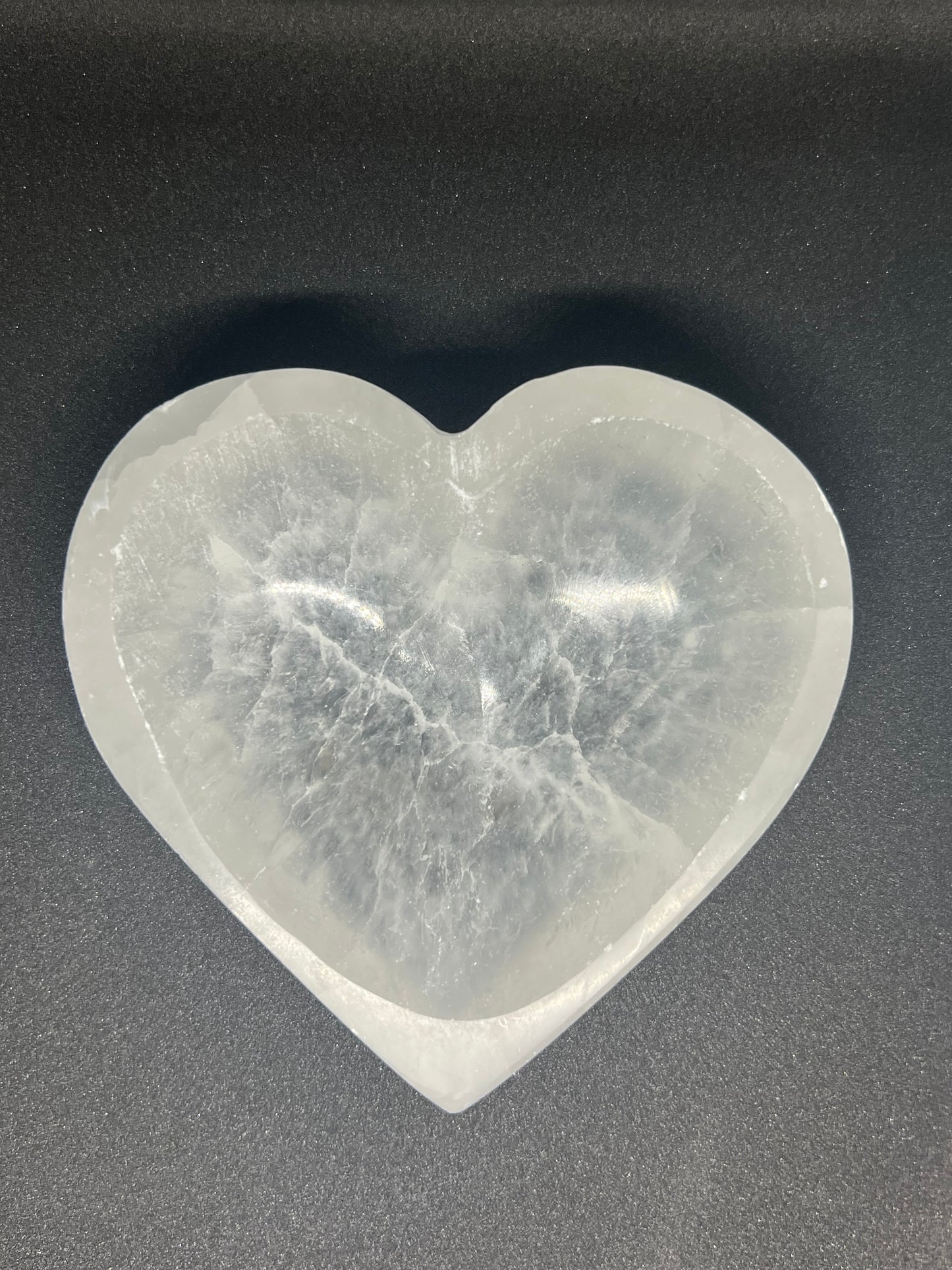 Cuenco Corazón Selenita Grande