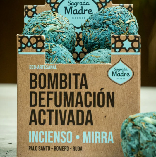 Bombita Defumación Activada Incienso y Mirra (x8)