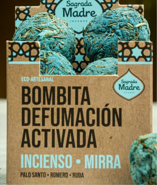 Bombita Defumación Activada Incienso y Mirra (x8)