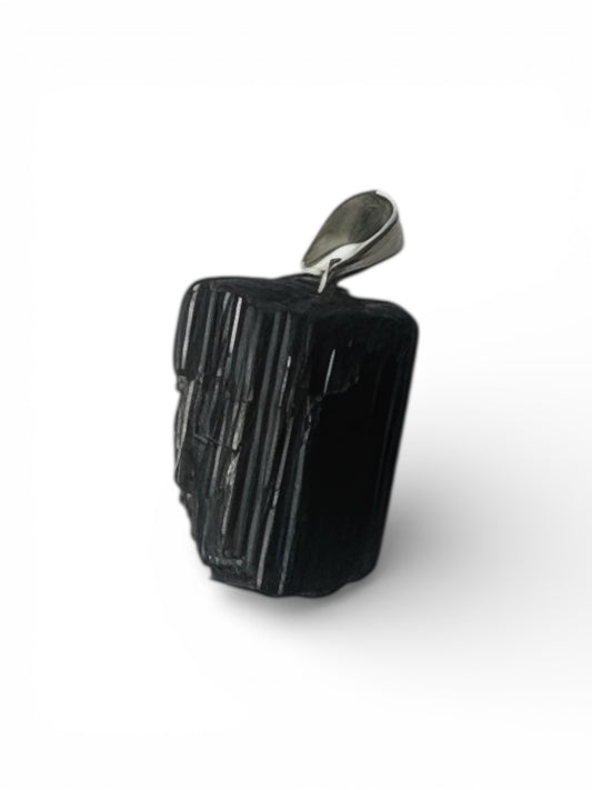 🖤 Colgante Turmalina Negra en bruto