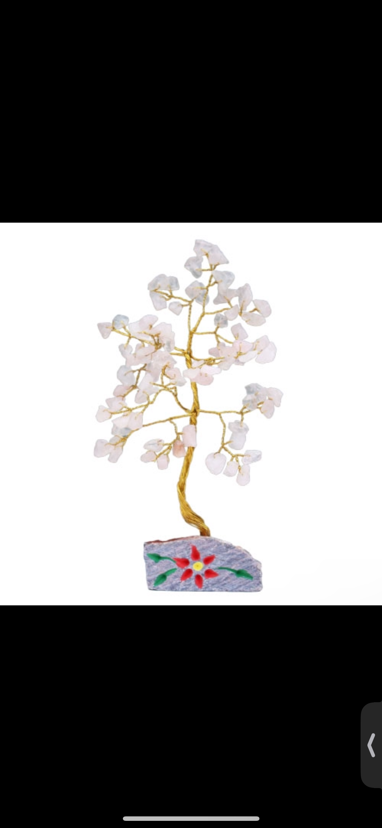 Árbol de Cuarzo Rosa - 80 Piedras