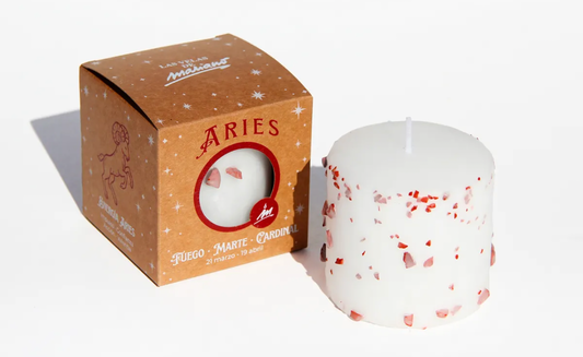 Vela Zodiaco Aries ♈ – Energía, Valentía y Fuerza Interior