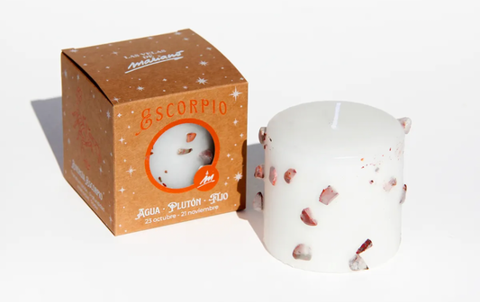 Vela Zodiaco Escorpio ♏ – Transformación, Fuerza y Protección