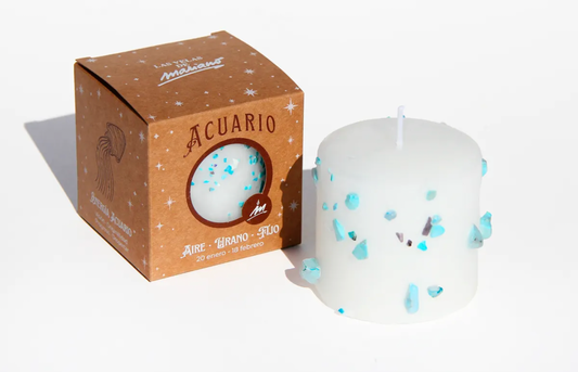 Vela Zodiaco Acuario ♒ – Visión, Libertad y Creatividad