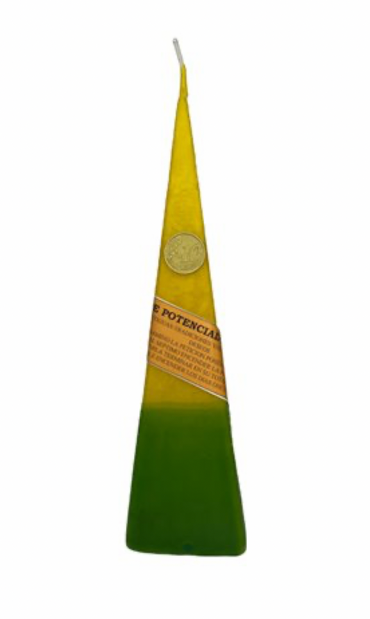 Vela piramidal de prosperidad 💰✨ – atraer dinero y abrir caminos