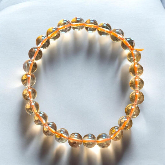 ✨ Pulsera de Citrino Calentado — Energía, enfoque y expansión