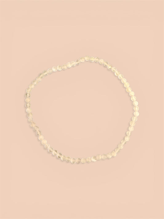 ✨ Pulsera de Piedra Luna Facetada — Intuición, ciclos y sensibilidad