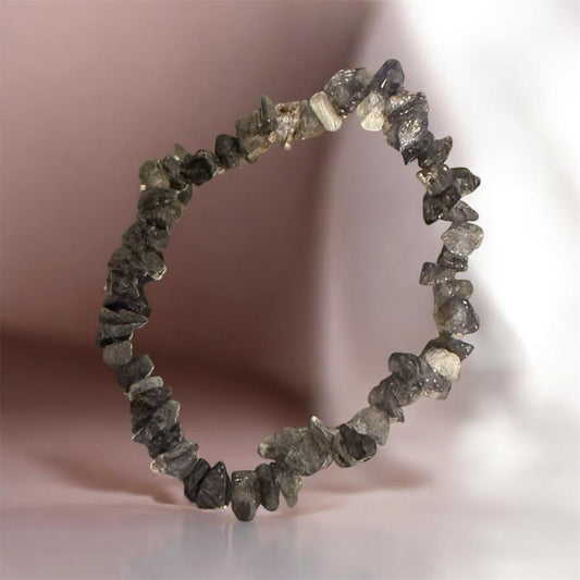 ✨ Pulsera de Iolita en Chips — Visión, intuición y dirección interna
