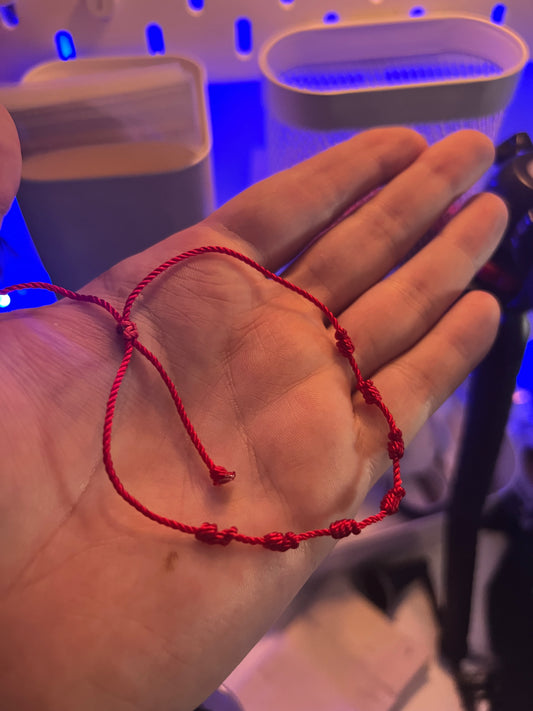 Pulsera Roja de 7 Nudos – Protección y Energía Positiva