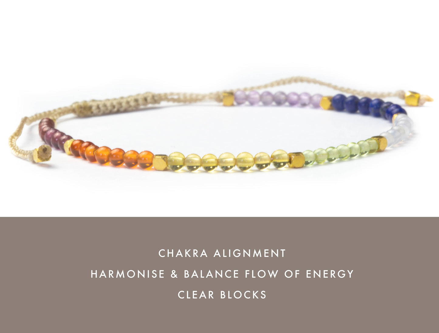 BALIPURA – PULSERA DE CRISTALES DE 7 CHAKRAS | ALINEACIÓN Y EQUILIBRIO ENERGÉTICO
